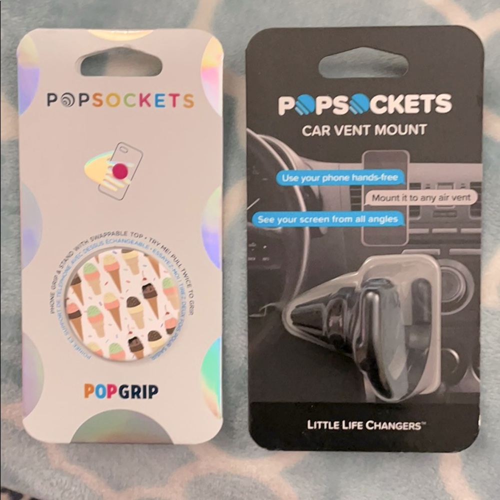 Popsocket and car mount